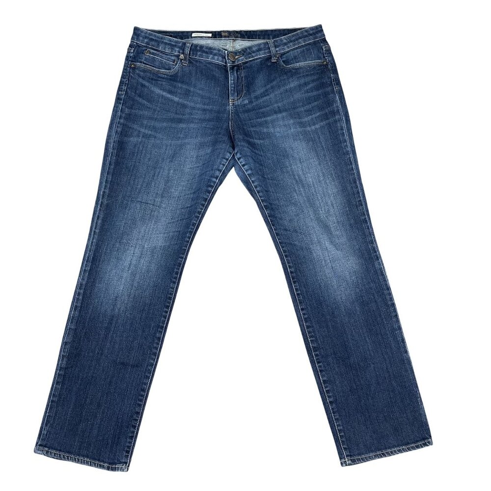 Kut from the Kloth Women's Boyfriend Jeans - Dark Blue Wash